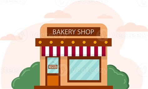 Bakery Shop Illustration Of Bakery Shop PNG