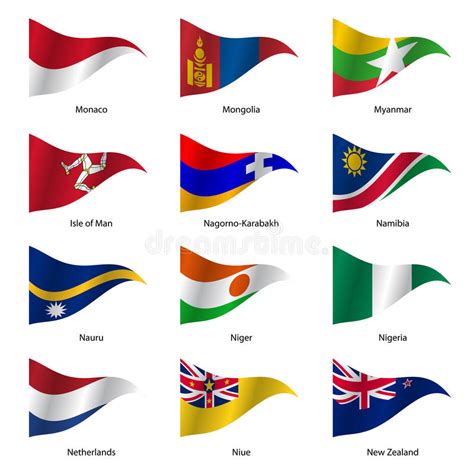 Flags Vector Of The World Stock Vector Illustration Of South 41846160