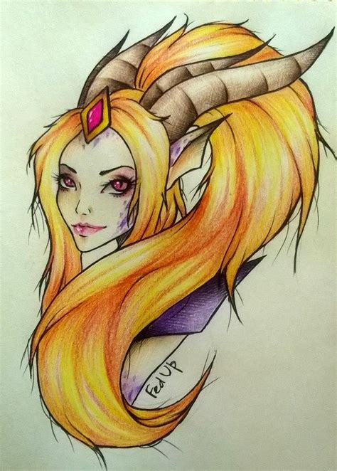 League Of Legends Zyra Dragon Sorceress By Shumidzu On Deviantart