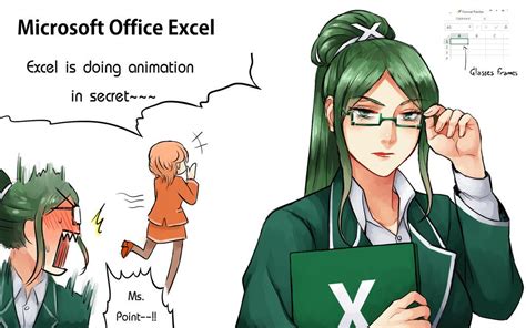Program Girl Microsoft Office Excel By Reef1600 On Deviantart Anime