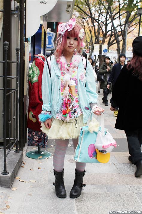 fairy kei fashion japanese girl in harajuku tokyo fashion