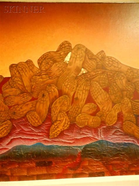 Busco ayudar a crearlas para vivir en un mundo mejor. Jose Luis Romo (Mexican, b. 1953) Cacahuates (Peanuts), A ...