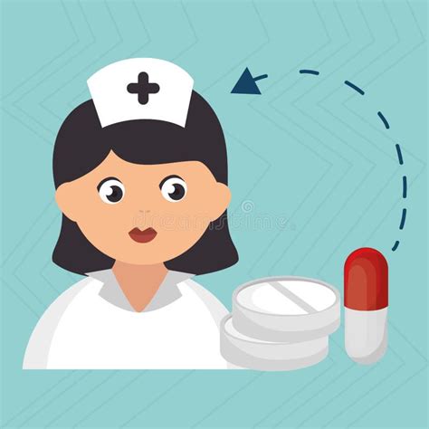Nurse Cartoon Care Medical Stock Illustration Illustration Of Care
