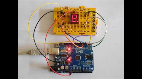 7 Segment Display Displaying Numbers With Arduino Youtube