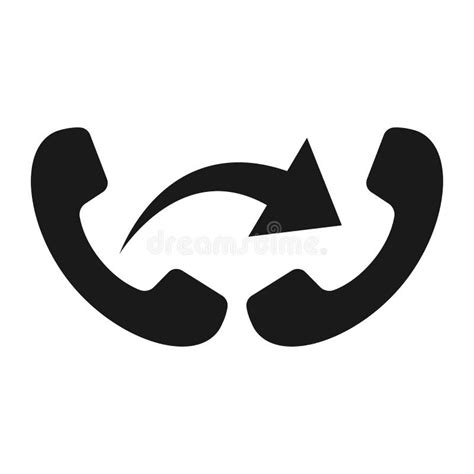 Call Transfer Icon App Vector Stock Vector Illustration Of Service