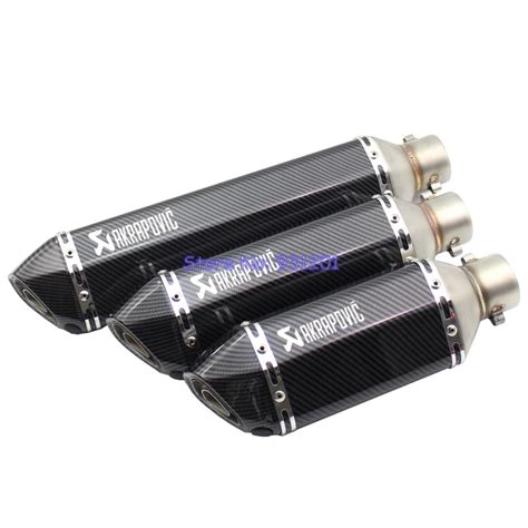 Inlet 51mm 36mm Motorcycle Motorbike Scooter Pitbike Akrapovic Exhaust