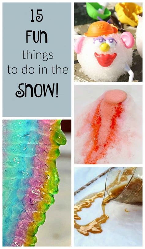 15 Fun Things To Do In The Snow Winter Activities For Kids Winter