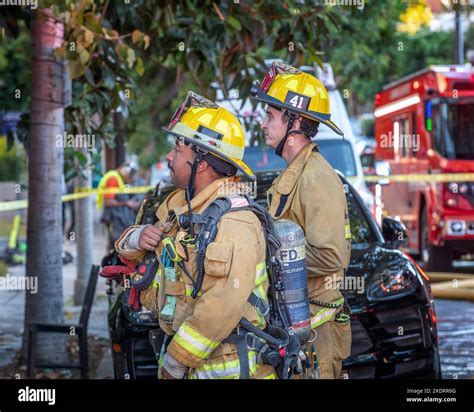 Los Angeles, CA, USA – November 3, 2022: Los Angeles Fire Department