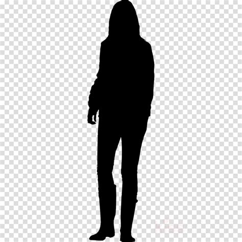 Human Silhouette Standing Illustrations Are Available As Both