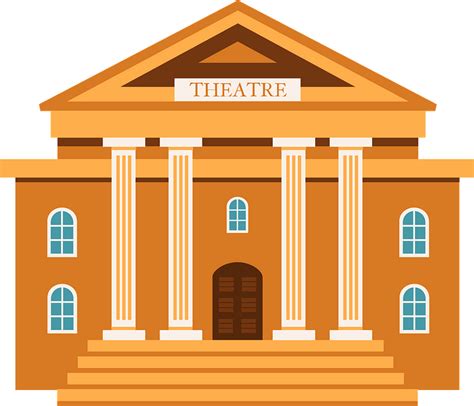 Theater Building Clipart