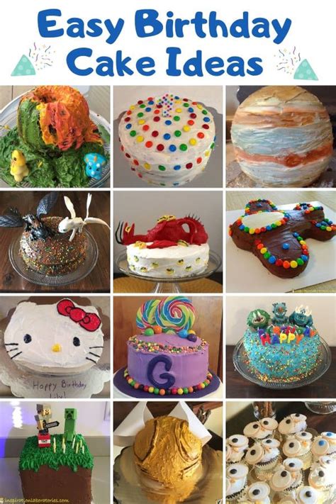 Each includes potential safety concerns, so parents can evaluate. Easy Kid's Birthday Cake Ideas | Easy kids birthday cakes, Easy cakes for kids, Themed birthday ...