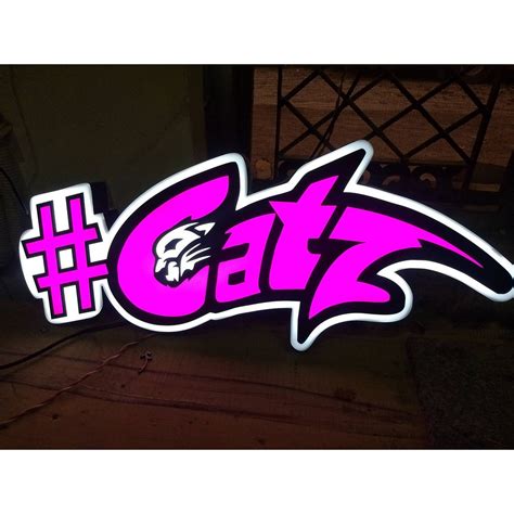 Catz Led Logo Customizable Logo Depicts The Name Of The Flickr