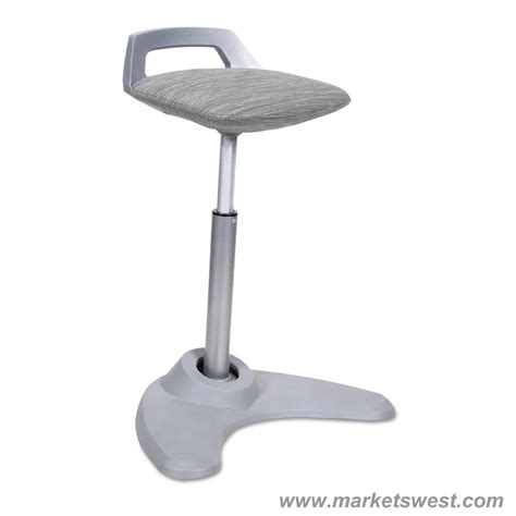 Perch Series Sit Stand Stool With Black Base