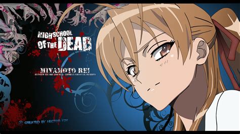 High School Of The Dead Wallpaper Anime Highschool Of The Dead Miyamoto Rei Hd Wallpaper