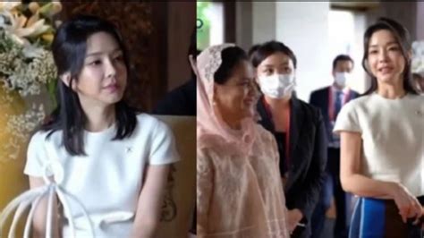 Kecantikan Istri Presiden Korsel Kim Keon Hee Hebohkan Jagat Maya Indonesia Tvone