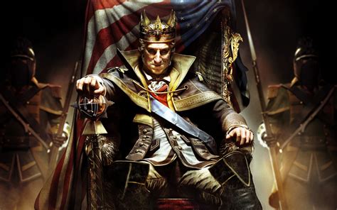 Skeleton king throne updated 7/11/18. Assassin's Creed III George Washington King George ...