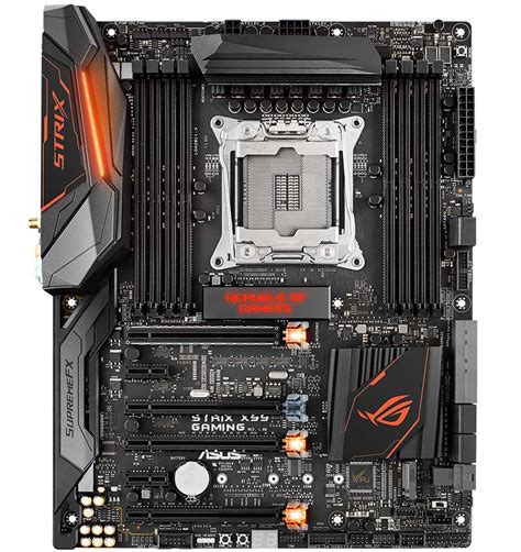 Asus X99 Motherboards For Broadwell E Unveiled Rog Strix X99 Gaming