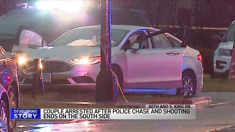 Couple Arrested After Police Chase Ends In Shooting On South Side Youtube