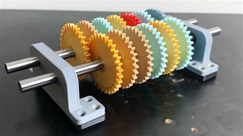 3d Printed Gearbox Speed Record 5000001 Gear Ratio Youtube