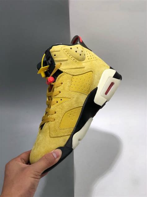 Travis Scott X Air Jordan 6 “yellow” 2020 For Sale Sneaker Hello