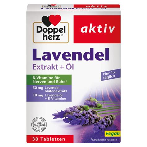 Doppelherz Aktiv Lavendel Extrakt Öl Tabletten 30 Stück Online Kaufen