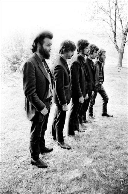 The Band Levon And Ricks House Bearsville Woodstock Ny 1968 L To