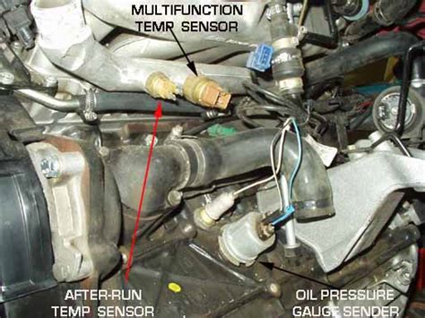 Also, detects dpnr catalytic converter temperature to prevent the catalytic converter temperature from rising too high. Photo showing location of the oil pressure sender and ...