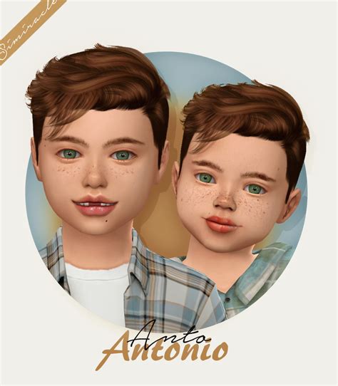 Anto Antonio Hair For Boys At Simiracle Sims 4 Updates