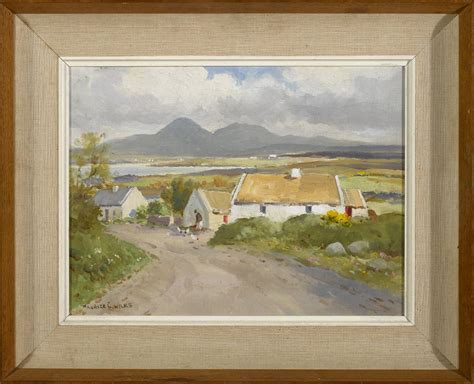 The Mourne Mountains From Rossglass County Down By Maurice Canning