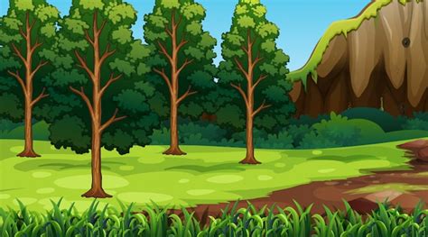 Empty Background Nature Scenery Vector Free Download