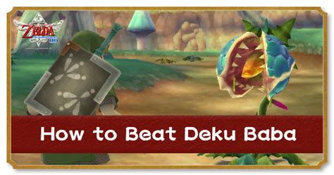 Deku Baba Locations And How To Beat Zelda Skyward Sword Hd Switch
