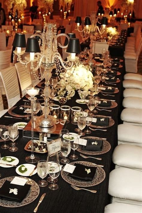 Everything That Sparkles Wedding Reception Tables Long Wedding