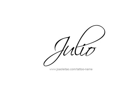 The Word Julia Written In Cursive Handwriting