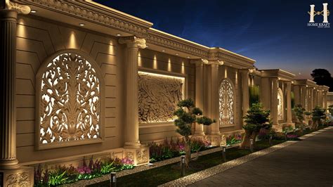Boundary Wall Fence Wall Design House Wall Design Exterior Wall