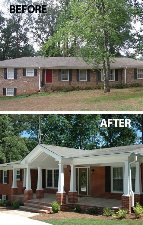 Dear laurelwe have a red brick ranch home that we have been renovating on the inside for the last 20 years and thanks to you, we have done a great job!i. Image result for adding a porch to a ranch house | Home ...