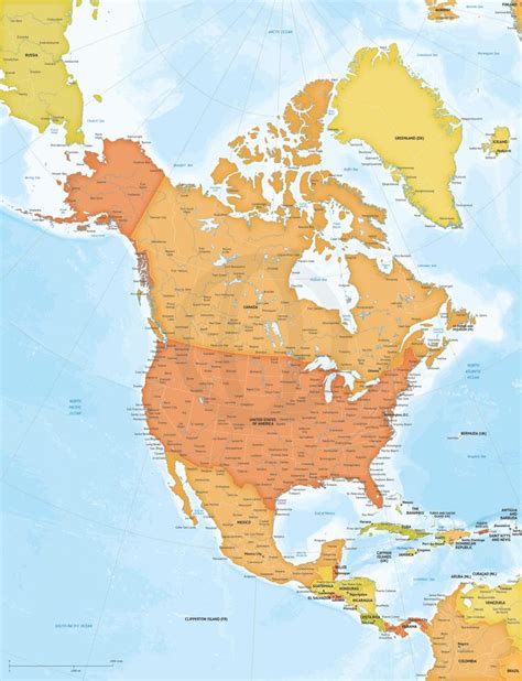 39 Best Images About Maps Of North America Continent