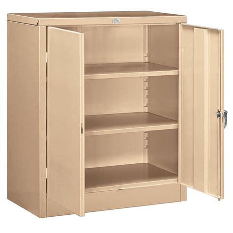 The standard height of a bathroom vanity cabinet is 32″. Salsbury Industries 9000 Series 42 in. H x 18 in. D ...