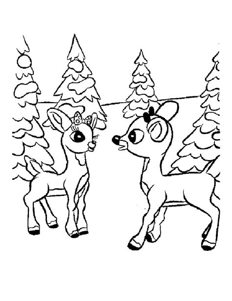You can also print out and color this coloring page. Rudolph the Red-Nosed Reindeer Games and Coloring Book Pages