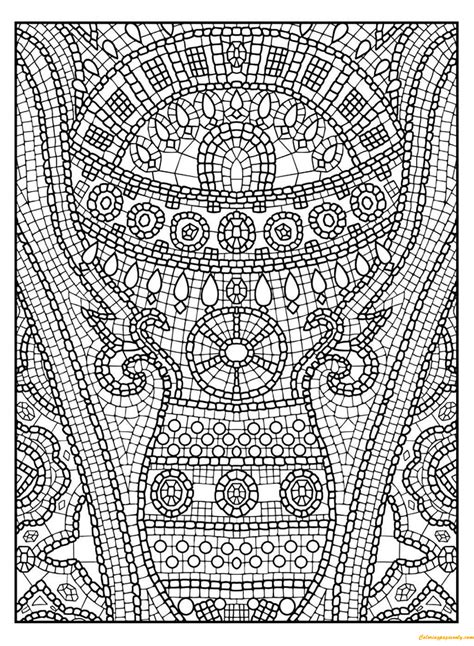 Use these images to quickly print coloring pages. Mosaic Patterns Coloring Page - Free Coloring Pages Online