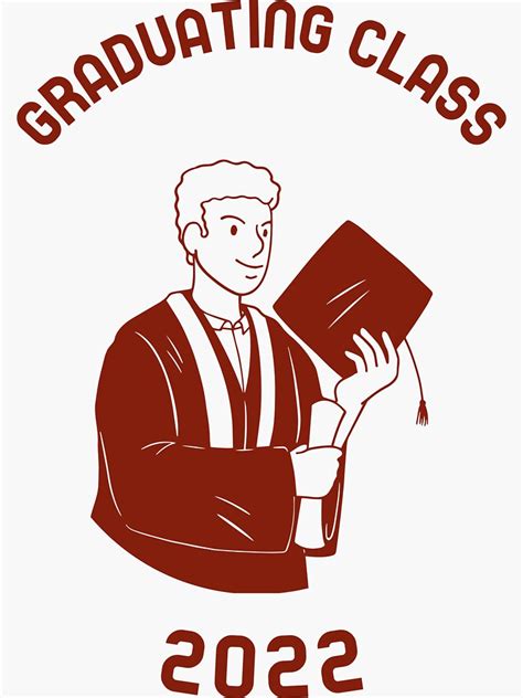 Graduating Class 2022 Sticker For Sale By Miss Adventure Redbubble