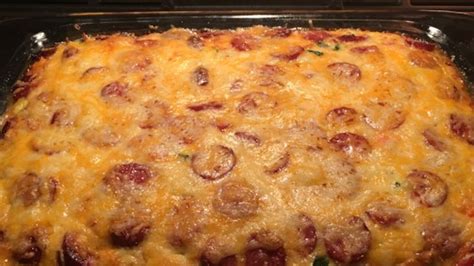 Hash Brown Casserole With Hillshire Farm Smoked Sausage Recipe