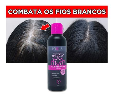 Shampoo T Nico Escurecedor Grisalho Branco Cabelos Feminino Mercado