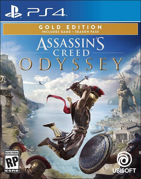 Amazon Com Assassin S Creed Odyssey Playstation Gold Steelbook
