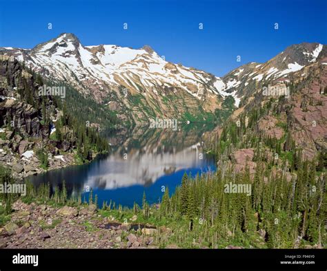 Turquoise Lake In The Mission Mountains Wilderness Near Condon Montana