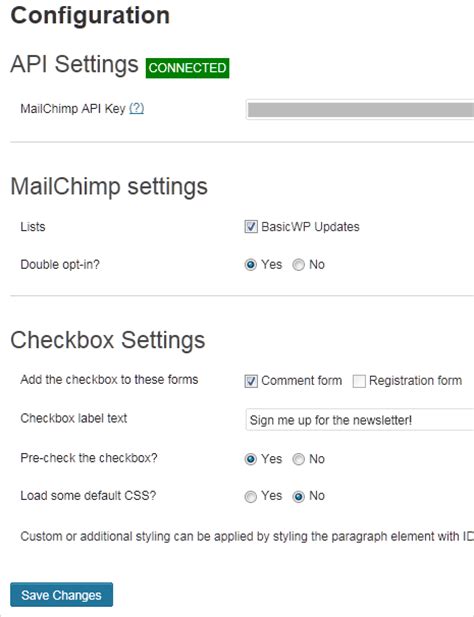 Show Subscribe To Mailchimp Checkbox Under Comments