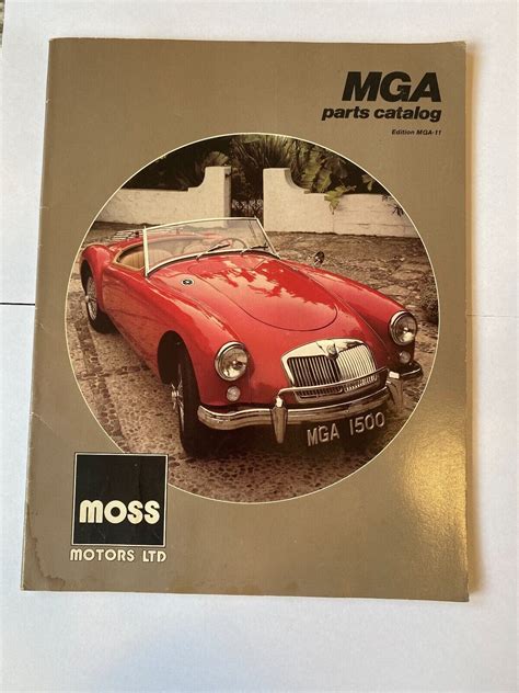 Mga Parts Catalog Moss Motors Ltd 1985 Edition Mga 11のebay公認海外通販｜セカイモン