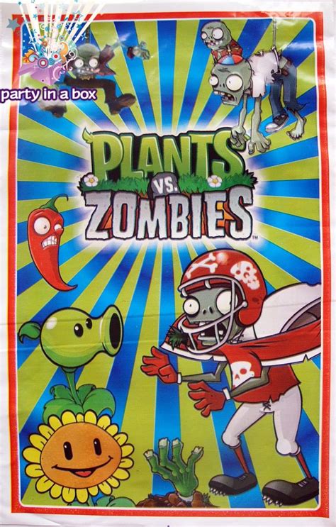 Todo Para Tu Fiesta De Plants Vs Zombies Platos Vasos Y Más 5000