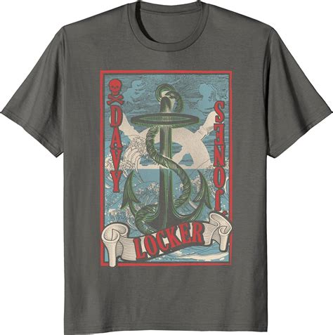 Davy Jones Locker Anchor Ocean Sailing T Shirt