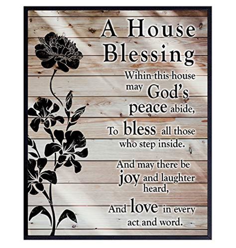House Blessing Christian Wall Art Religious Housewarming Ts For