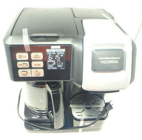 We would like to show you a description here but the site won't allow us. Hamilton Beach flexbrew 2-way coffee maker 49976 - Coffee ...